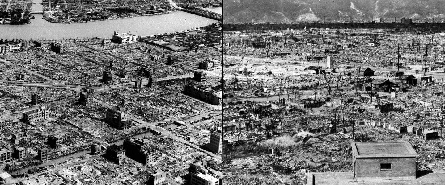 Tokyo and Hiroshima 1945