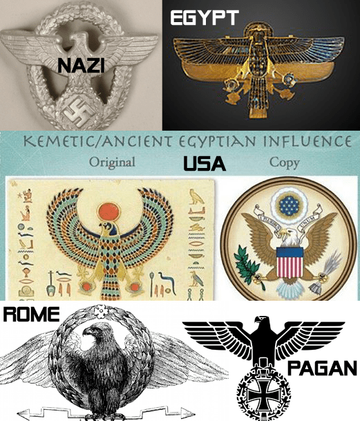 Pagan Eagle Rome Nazi USA Vatican Pope