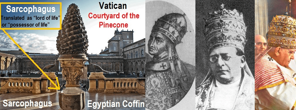 Pagan Pinecone Vatican Egypt Priest Class